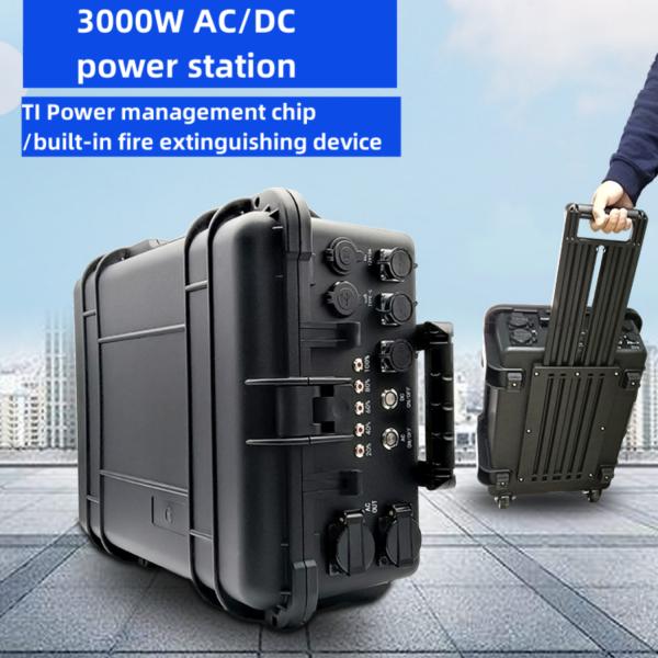 3000W LiFePO4 Battery Pack Outdoor Camping Portable Power Station Solar Generator