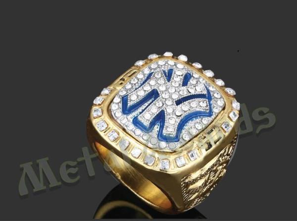 High End Zinc Alloy Ring New York Yankees Rings For Men UV Resistant