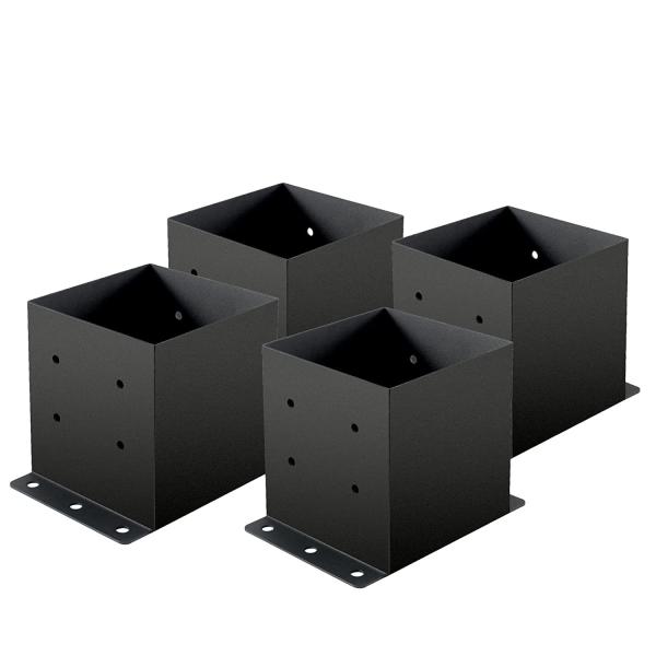 Enhance Your Outdoor Area with Nonstandard Wood Deck Fence Post Base Pergola Brackets
