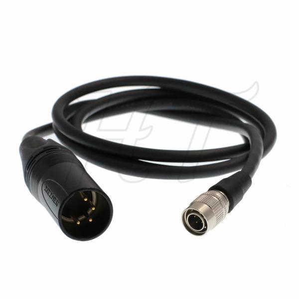 HangTon 12V Sound Device 688 633 Zoom F4 F8 Power Cable Hirose 4 pin to XLR 4 pin