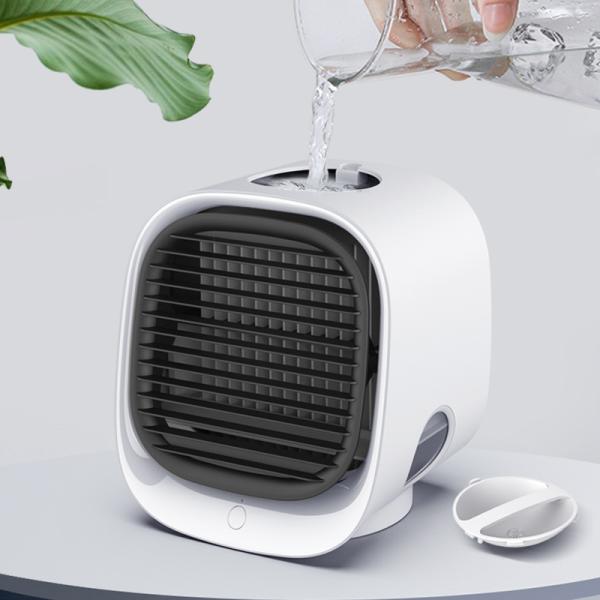 166*152*145mm Mini Air Conditioner Humidification USB Fan Perfect for Office and Home