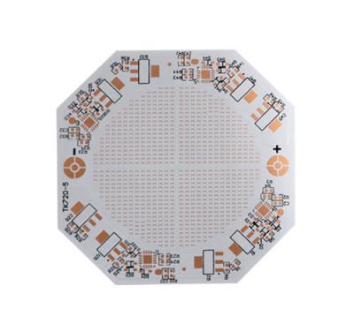 OEM White Rigid Aluminum Printed Circuit Boards PCB Heat Dissipation For LED Light