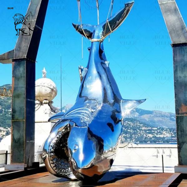 Stainless Steel Horse Statue Sculptures hotel lobby Life Size Animal Metal Sculpture Art Mirror Polished Outdoor Garden