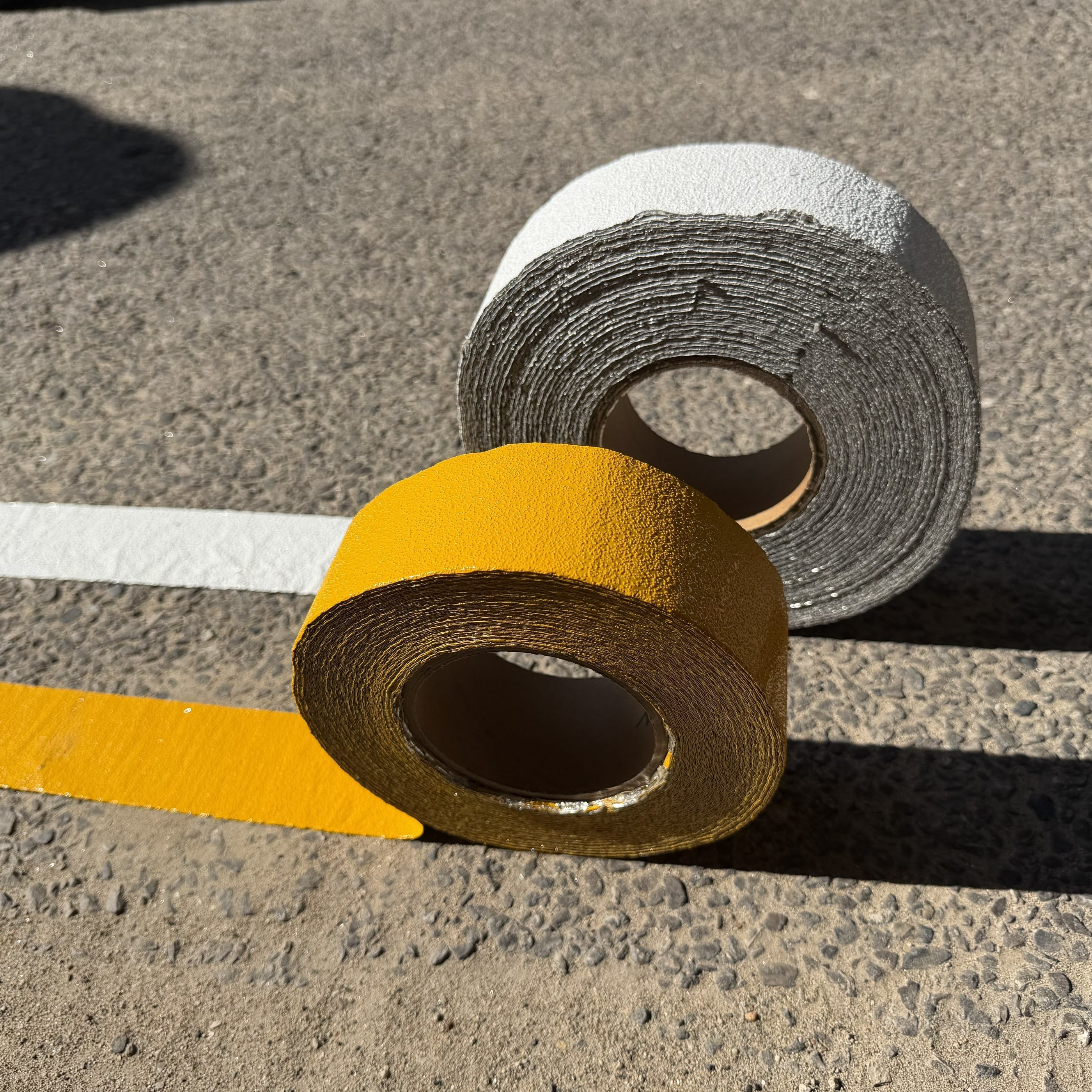 Aluminum Foil Base Self-Adhesive Markers Sidewalk Pedestrian Thermoplastic Road Line Marking Tape Reflective Pavement Tapes
