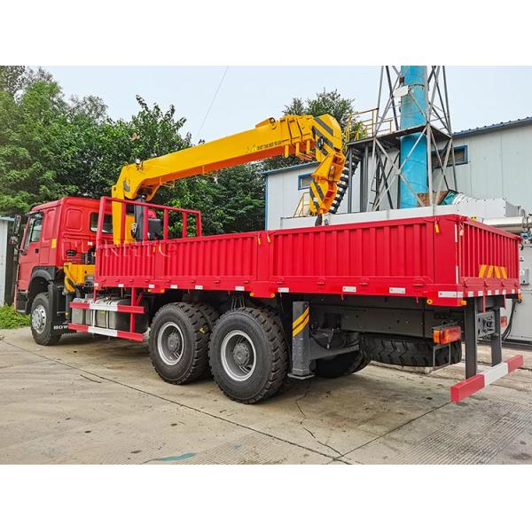 HOWO Грузовой грузовик 6х4 10 колес 340 л.с. 10 тонн Грузовой грузовик с краном