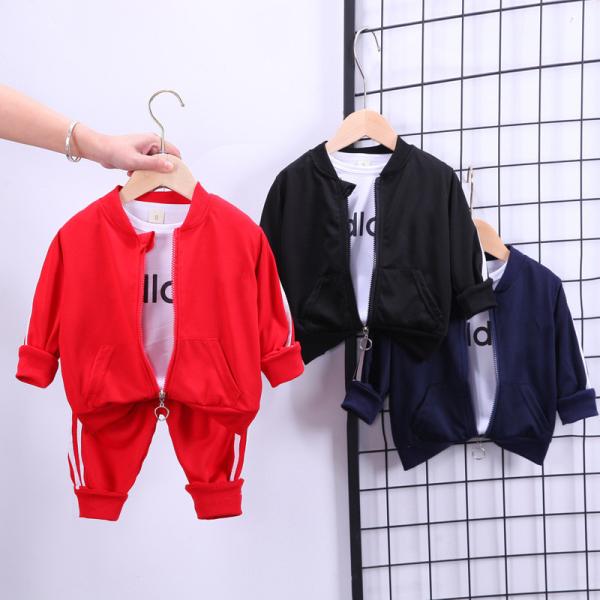 Children'S Outfit Sets Kids Sport Suit Children'S 3 Pcs Fashion Sets