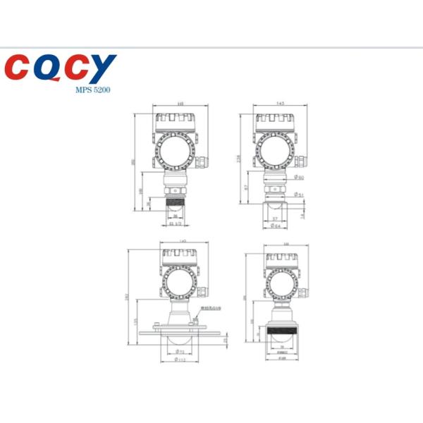 MPS5X00 Серия Уровнемер 120 м Радар Уровневыключатель непрерывное измерение положения