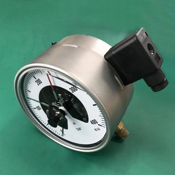 Glass 160mm Pressure Gauge Radial Mounting 400 Bar KL 1.6 Stainless Steel Manometer