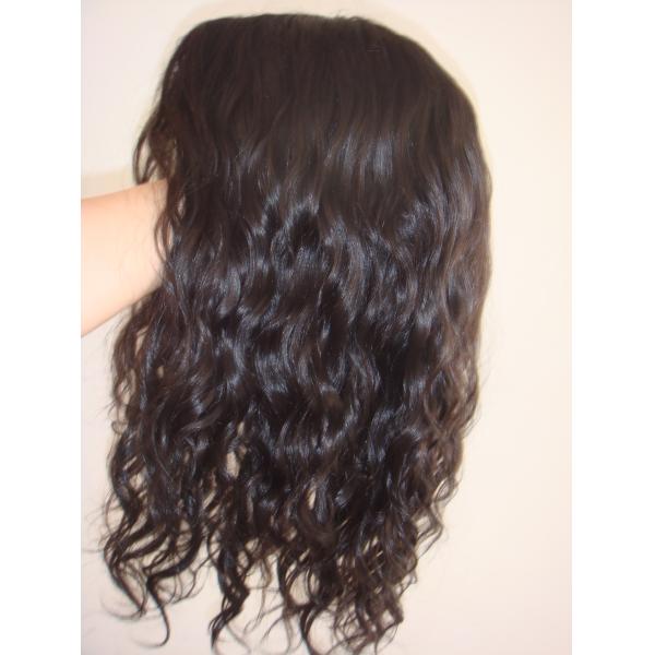 Natural Black Ladies Wigs 110% Density Women'S Toupee Wigs Adjustable