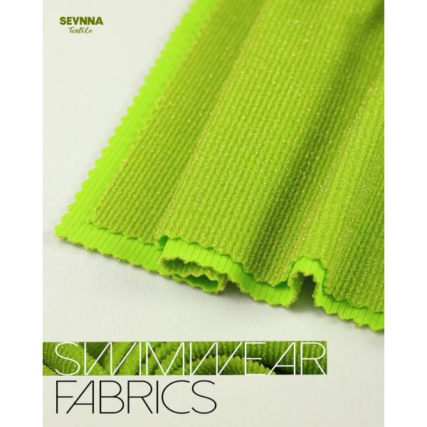 Eco Friendly Swimwear Fabric with 120cm Width Breathable and Durable Recycled Swimwear Material