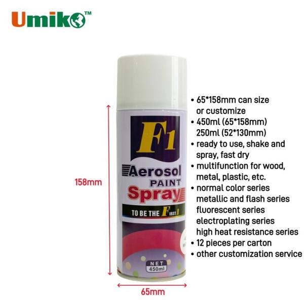 Easy to Use Aerosol Spray Paint for Household DIY Projects and Graffiti