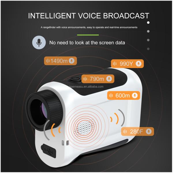 Deportes al aire libre Caza 600m Pantalla LCD Golf Laser Telescopio de alcance con transmisión de datos IP54 Polvo y salpicaduras de agua