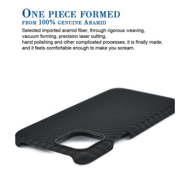 случай волокна Aramid случая iPhone в случай телефона волокна углерода iPhone 12