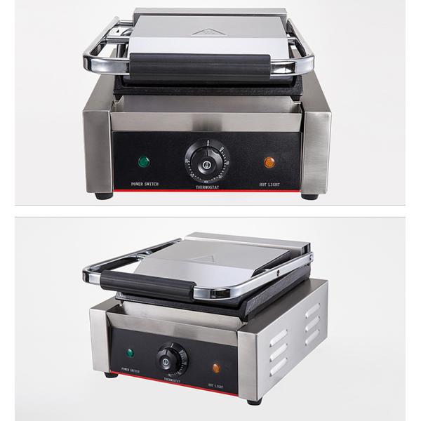 Non-stick Electric Press Grill Full Flat Grill Type for Commercial Grilled Sandwiches