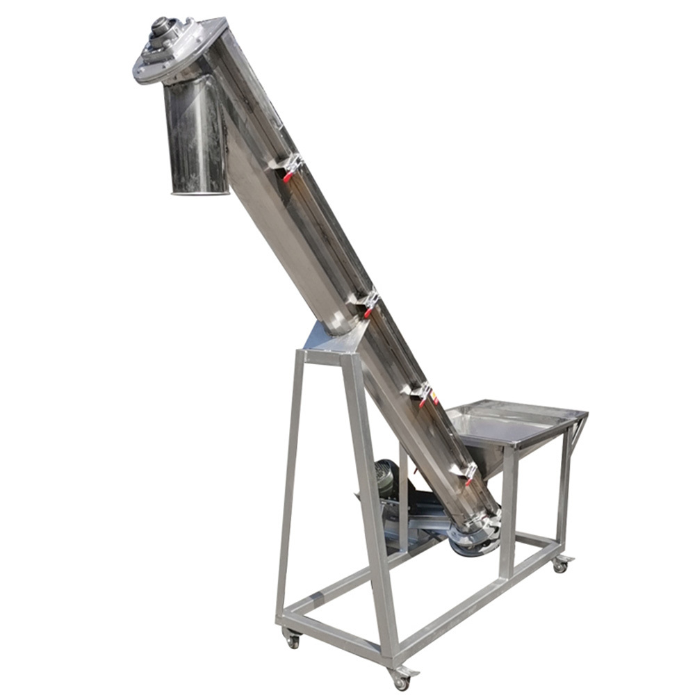 Custom Stainless Steel U-Type Screw Conveyor for High-Accuracy Powder & Particle Materials