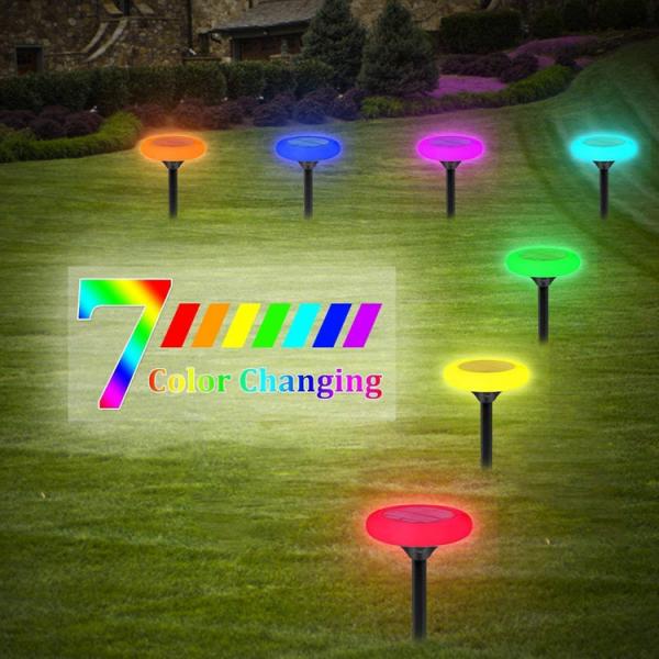 Solar Powered Landscape Light for Colorful Outdoor Decorative Lighting in Garden Villa