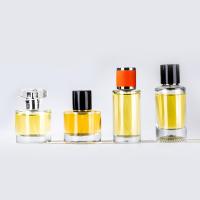 Os recipientes cosméticos de vidro do perfume do tampão do ímã perfumam o selo do friso da garrafa de vidro 50ml
