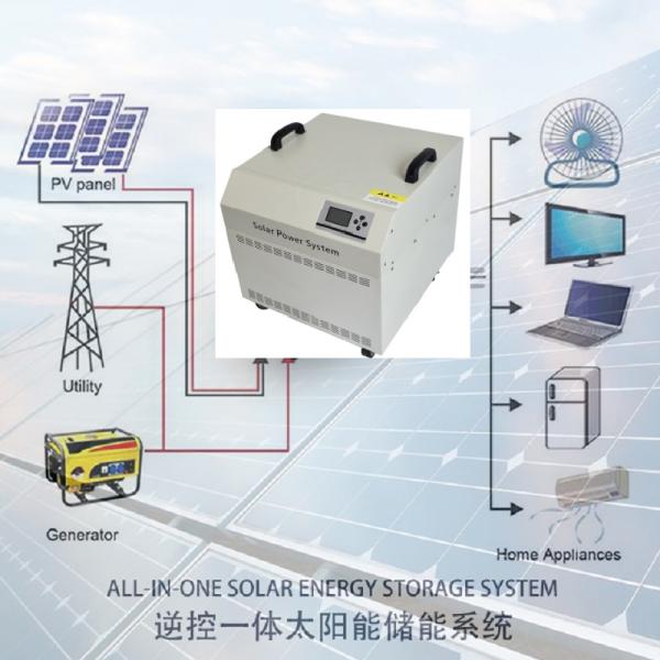 3000w Solar Generator Lithium Battery Inverter 4000WH Lifepo4 Off Grid 1000 Watt For Solar Energy System