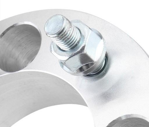 2 Inch 4x110 Atv Wheel Spacers CNC Machined Polished With 10x1.25 Studs