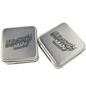 Latas de prata do presente, frascos da lata para o chocolate que empacota, lata