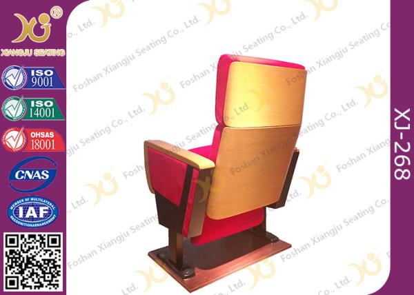 Modern Folded Commercial Auditorium Chairs With Strong Steel Structural Single Leg