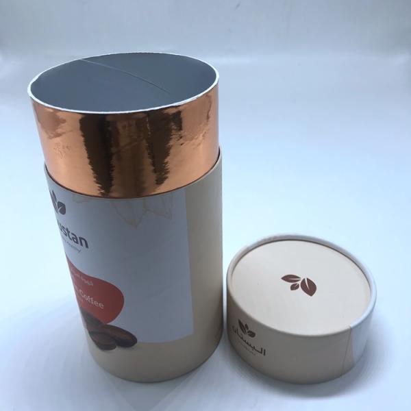 Umidade de empacotamento do tubo de papel de Bean Can Food Grade Round do café - prova