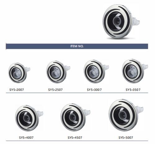bathtub jets set, Bathtub hydro water hydro spa jet,whirlpool jet,SPA jet nozzle ,SY5-XX07