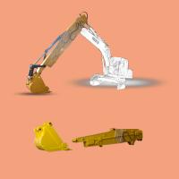 Multi Functional Excavator Boom Excavator Telescopic Arm Slide Dipper Arm