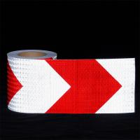 Tape d'avertissement réfléchissante en PVC à grille cristalline étanche pour véhicule