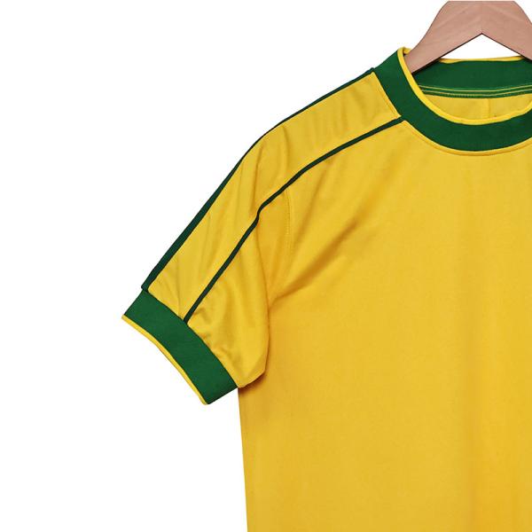 Brazil 1998 Retro World Cup Home Jersey Replica Support Customization