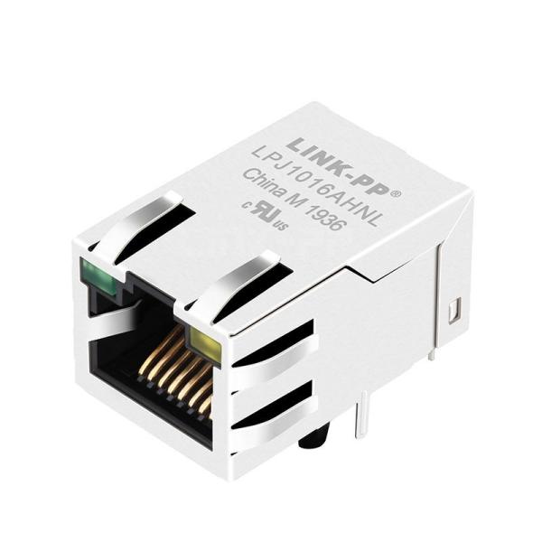 WE MIC25113-0141T-LF3 Compatible LINK-PP LPJ1016AHNL 10/100 Base-T Tab Up Green/Yellow Led 1x1 Port RJ45 Industrial Ethernet Connectors