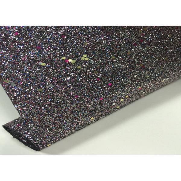 Shoes making material PU glitter artificial factory price synthetic leather