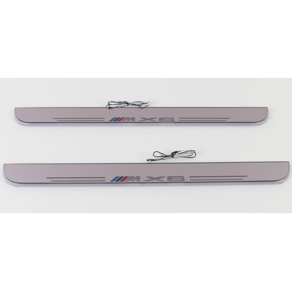 BMW X6 35i 40i 50i M50d Car accessory LED moving door scuff led lights