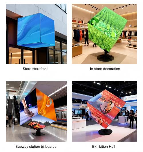 Cube LED Display/Rubik's Cube LED display screen/Cube led video display