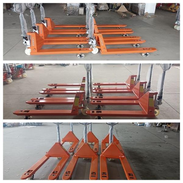 Camion à palettes manuel hydraulique CBY-11 avec roues en nylon