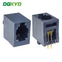 DGKYD52221144IWA1DY4 RJ11 Conector Cabeça de cristal Interface de cabo de rede sem luz 6U