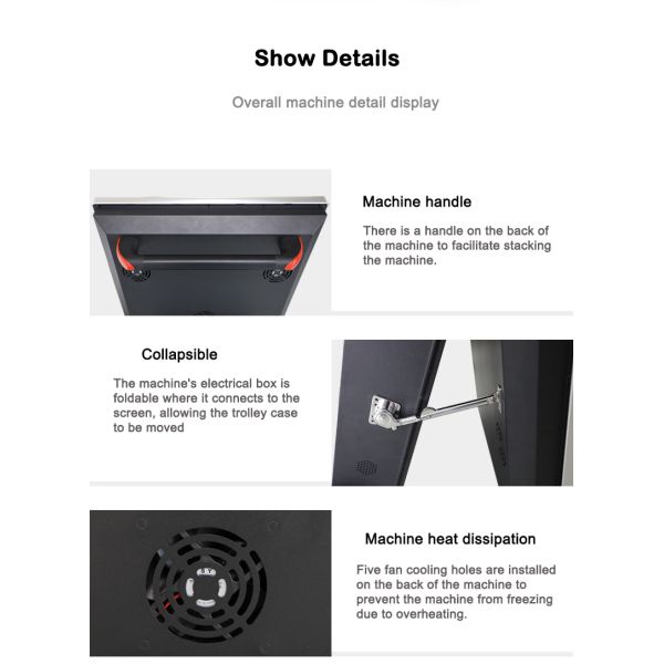 43-Inch High Brightness 2000cd/m2 Battery Powered Digital Signage Advertising Kiosk LCD Media Player