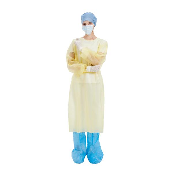 Nonwoven Plastic Isolation Gowns , Unisex Disposable Medical Exam Gowns