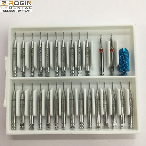 25pcs TriStar Retention Dentin Pins and Drills for Root Canal Filling