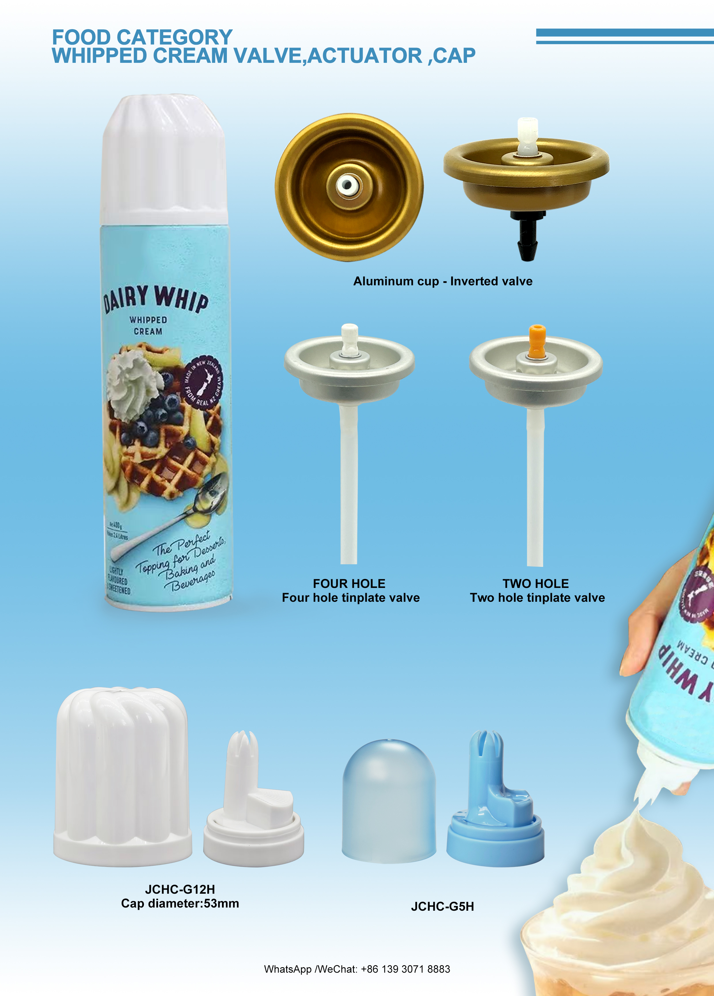 Plastic Actuator Nozzles for Whipped Cream Aerosols