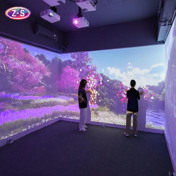 1920x1080 Interactive Projection System With Music Effects Entertainment Venues