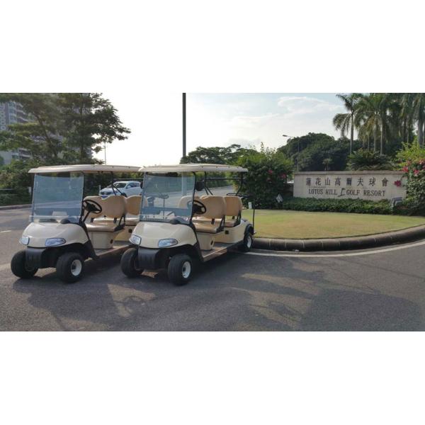 Фары СИД 4 места бьют тележку гольфа автомобиля электрическую с поясом нейлона для сумки гольфа