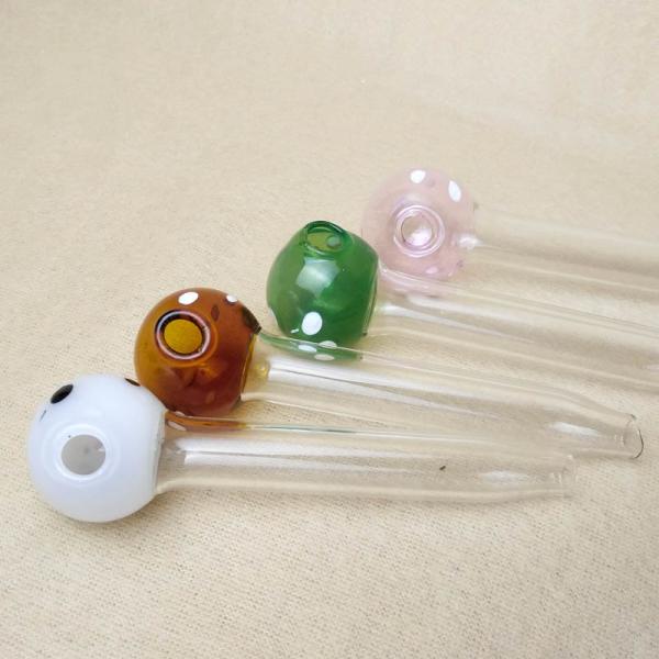 Heady Glass Smoking Pipe Multi Colors Dab Nail Hand Blown Production Technology