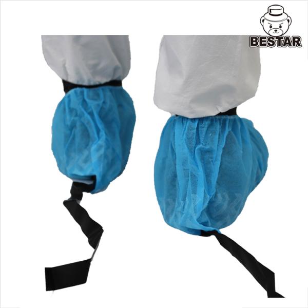 Anti Skid Conductive SPP Disposable Shoe Cover Plastic Overshoes 16