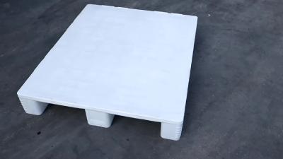 New Big Plastic cheap euro Recycling Single 4-WAY Plastic Pallet with Metal Reinforced for Racking