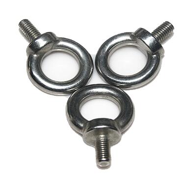 304 stainless steel lifting eyebolt customized DIN 580 6h Tolerance M8 - M30 size