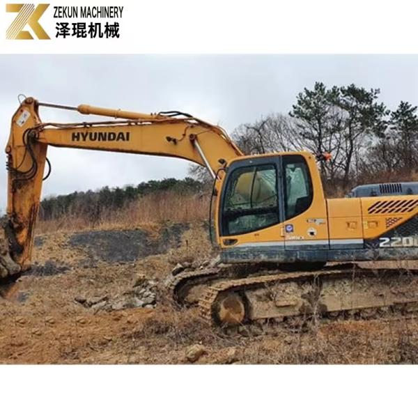 Hyundai 220-9S R220 Second-Hand Excavator with Hydraulic Valve