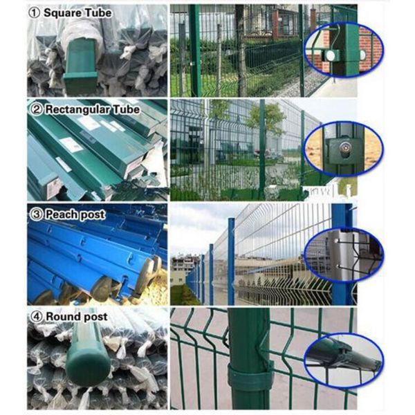 China Supplier Metal Curved Welded Wire Mesh Garden Outdoor Home 3D Fence