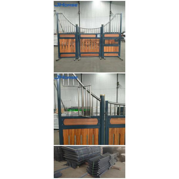 Стойл лошади полуфабрикат строительного материала парадного входа портативный обшивает панелями Infilled бамбук