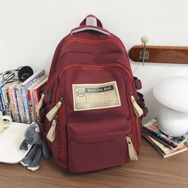 Colefa Factory Nylon Back Bags for Women Travel Spring Autumn Computer Backpack for Men High Middle School Student Backpack